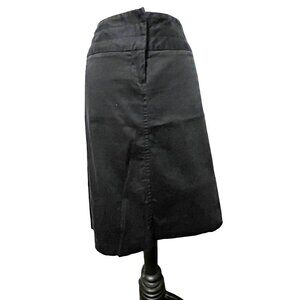 Chadwicks Vintage Pencil Skirt Sz 12 Black with Pockets and Paneled Waistband